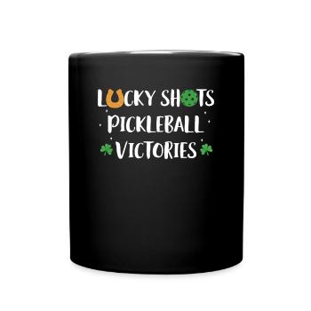 T-shirt de la Saint-Patrick Joueur de pickleball - Mug uni - noir - Devant