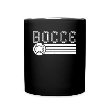 Cadeau de chemise de joueur de pétanque rétro vintage - Mug uni - noir - Devant