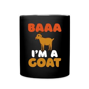 Goat Gift Goat Lover Gift - Full Colour Mug - black - Front