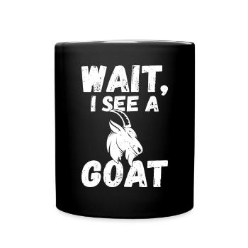 Goat Gift Goat Lover Gift - Full Colour Mug - black - Front
