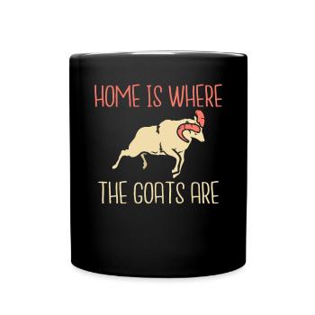 Goat Gift Goat Lover Gift - Full Colour Mug - black - Front