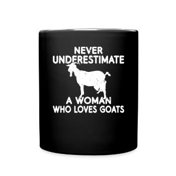 Cadeau Chèvre Cadeau Amoureux Chèvre - Mug uni - noir - Devant
