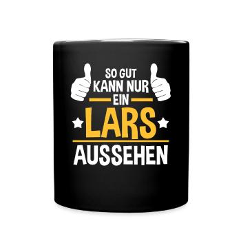 Lars - Tasse einfarbig - Schwarz - Vorne