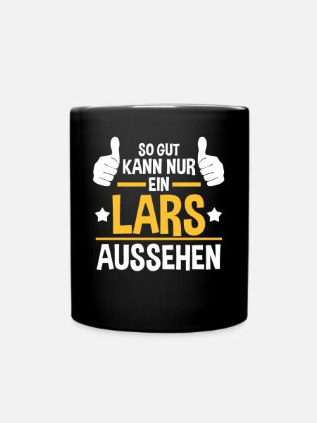 Lars - Tasse einfarbig - Schwarz