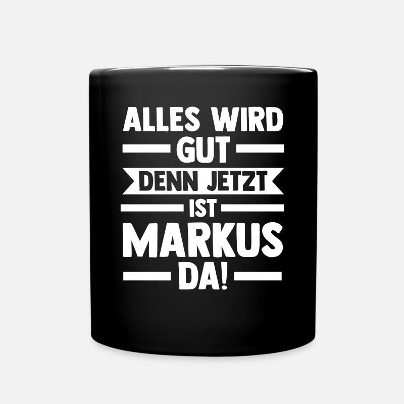 Markus - Tasse einfarbig - Schwarz