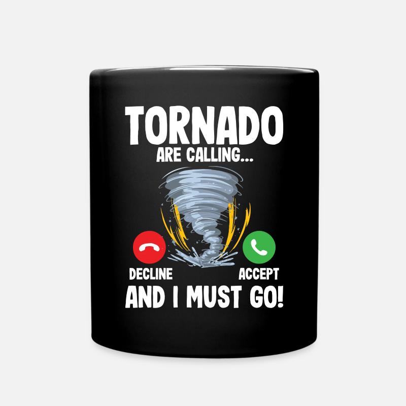 Tornado - Tasse einfarbig - Schwarz