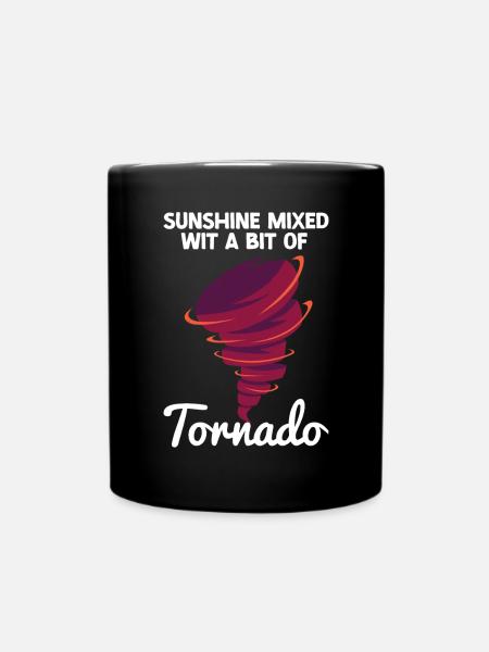 Tornado - Tasse einfarbig - Schwarz