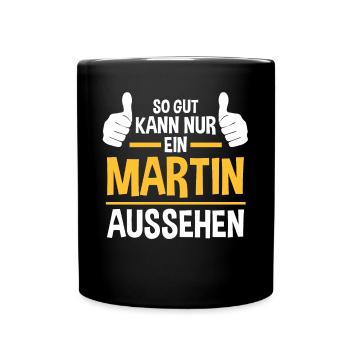 Martin - Mug uni - noir - Devant
