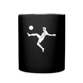 Footballeur - Mug uni - noir - Devant