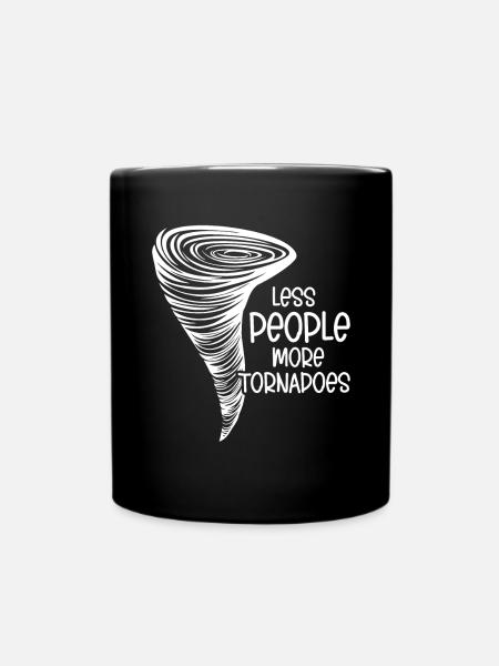 Tornado - Tasse einfarbig - Schwarz