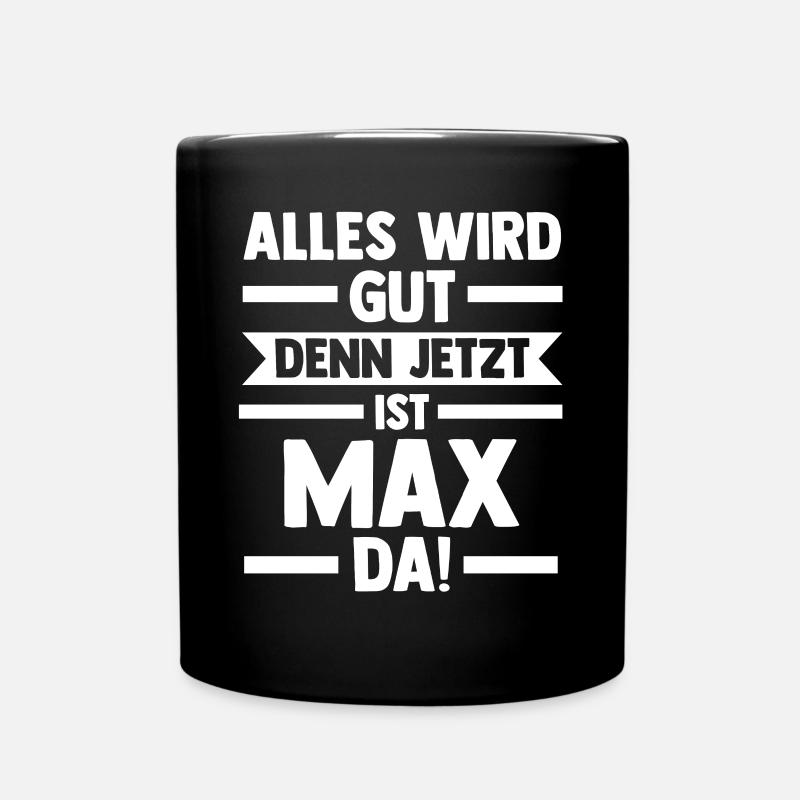 Max - Tasse einfarbig - Schwarz