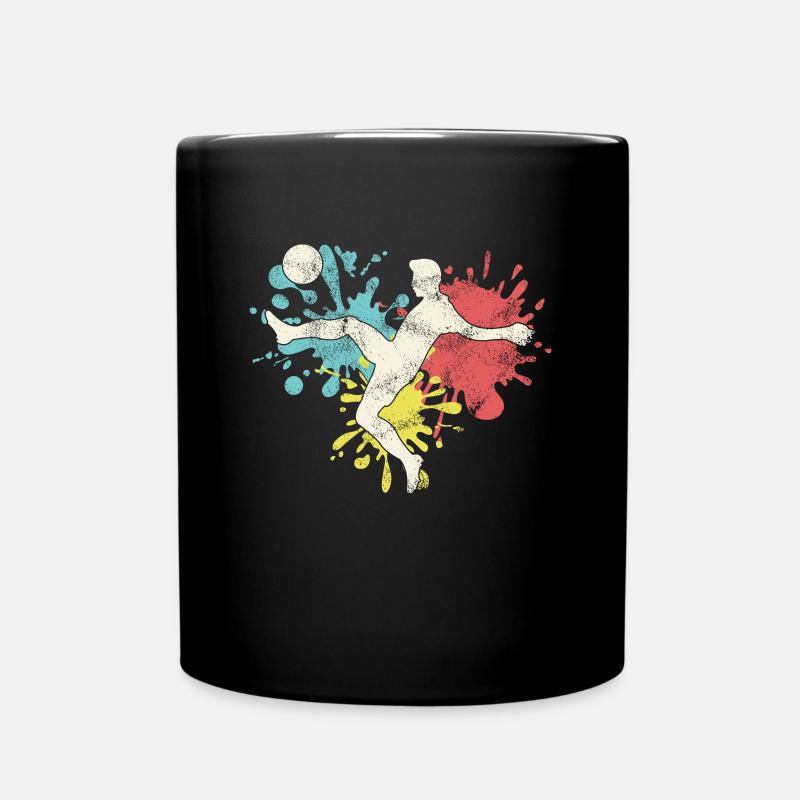 Fußballer - Tasse einfarbig - Schwarz