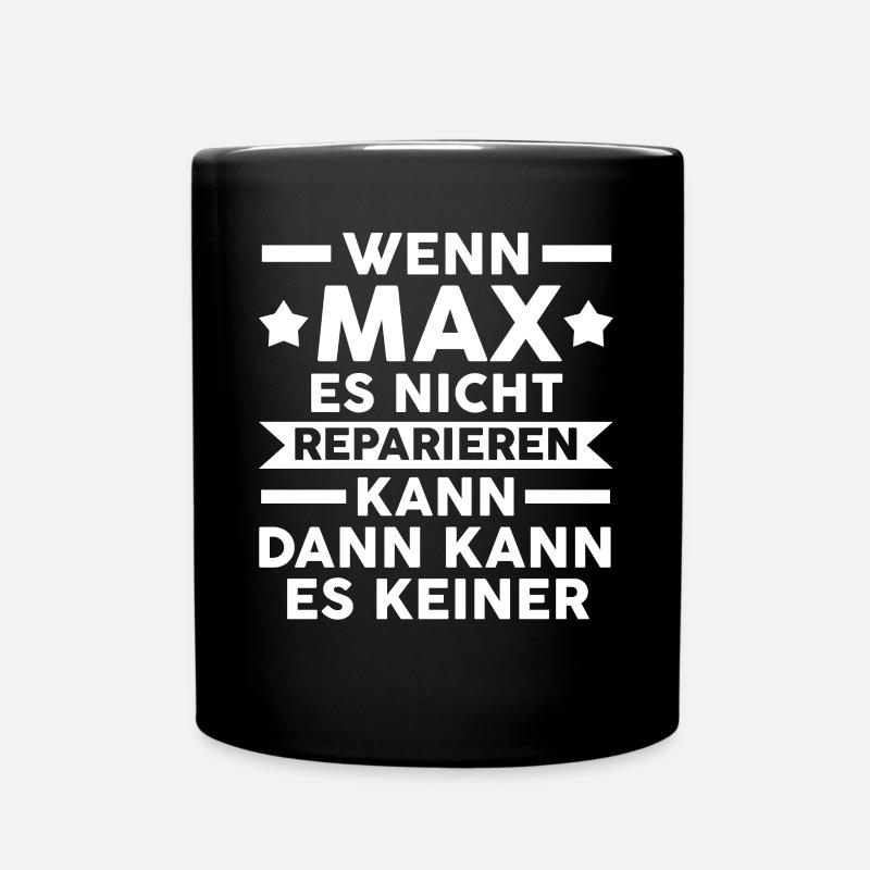 Max - Tasse einfarbig - Schwarz
