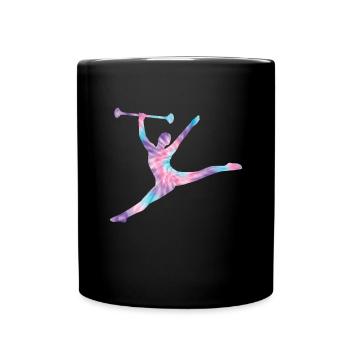 Tambourstab swirling - Full Colour Mug - black - Front