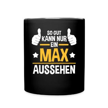 Max - Full Colour Mug - black - Front