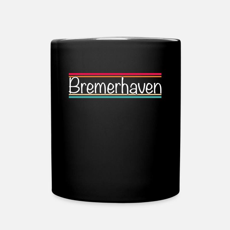 Bremerhaven - Tasse einfarbig - Schwarz