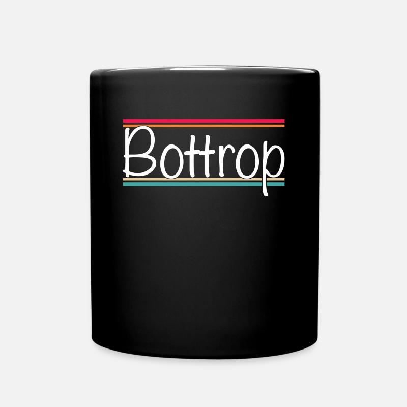 Bottrop - Tasse einfarbig - Schwarz