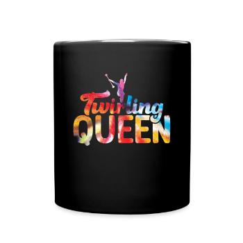 Tambourstab swirling - Full Colour Mug - black - Front