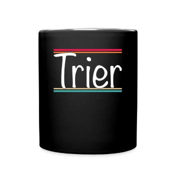 Trèves - Mug uni - noir - Devant