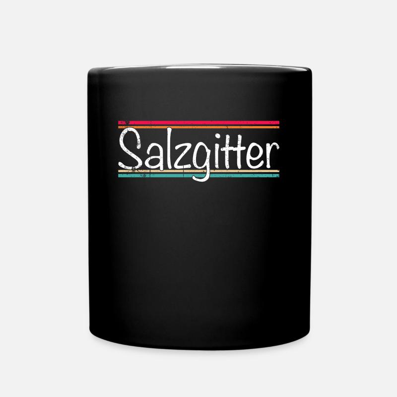 Salzgitter - Tasse einfarbig - Schwarz