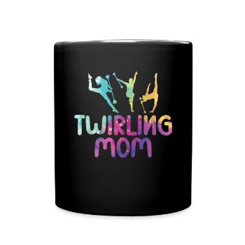Tambourstab swirling - Full Colour Mug - black - Front