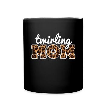 Tambourstab swirling - Full Colour Mug - black - Front