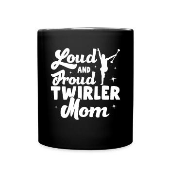 Tambourstab swirling - Full Colour Mug - black - Front