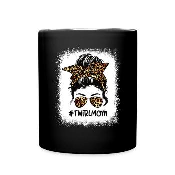 Tambourstab swirling - Full Colour Mug - black - Front