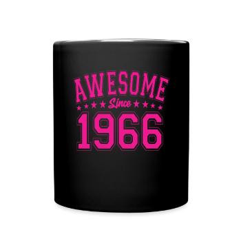 Génial depuis 1966 Anniversaire 1966 Millésime 1966 - Mug uni - noir - Devant