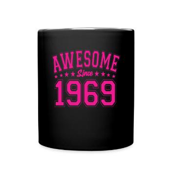 Génial depuis 1969 anniversaire 1969 millésime 1969 - Mug uni - noir - Devant