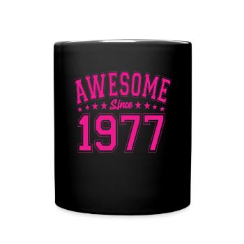 Génial depuis 1977 anniversaire 1977 millésime 1977 - Mug uni - noir - Devant