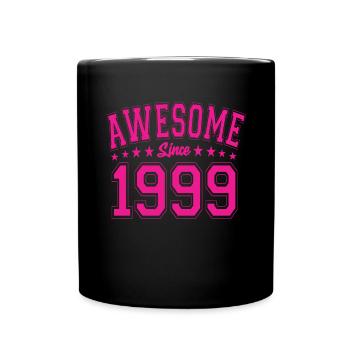 Awesome Since 1999 Birthday 1999 Vintage 1999 - Full Colour Mug - black - Front