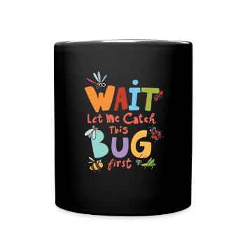 Conception d’insectes - Mug uni - noir - Devant