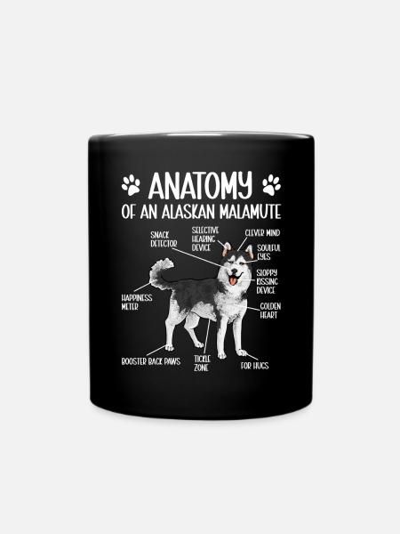 Chien Malamute d’Alaska - Mug uni - noir