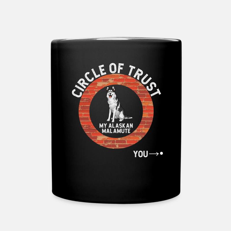 Chien Malamute d’Alaska - Mug uni - noir