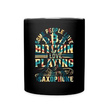 Saxophoniste - J’adore jouer du saxophone - Mug uni - noir - Devant