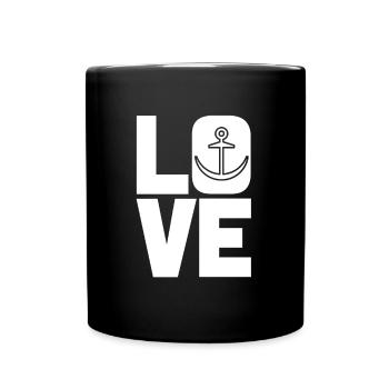 Love Anchor - Full Colour Mug - black - Front