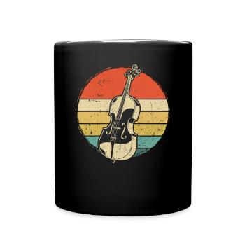Cello cello player cellist - Full Colour Mug - black - Front