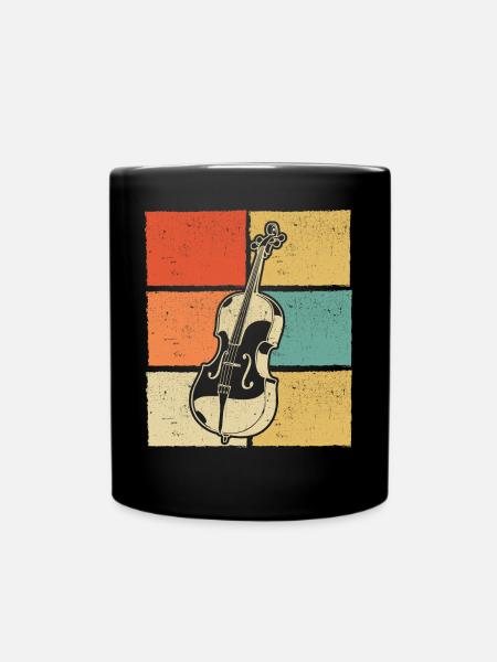 Cello Cellospieler Cellist - Tasse einfarbig - Schwarz