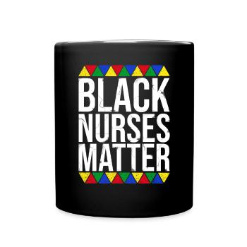 Schwarze Krankenschwestern Matter Black - Tasse einfarbig - Schwarz - Vorne