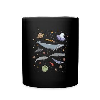 Conception de baleines d’eau profonde pour l’observation des baleines - Mug uni - noir - Devant