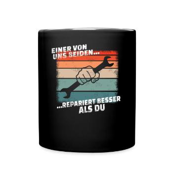 Artisans d’idées cadeaux DIY - Mug uni - noir - Devant