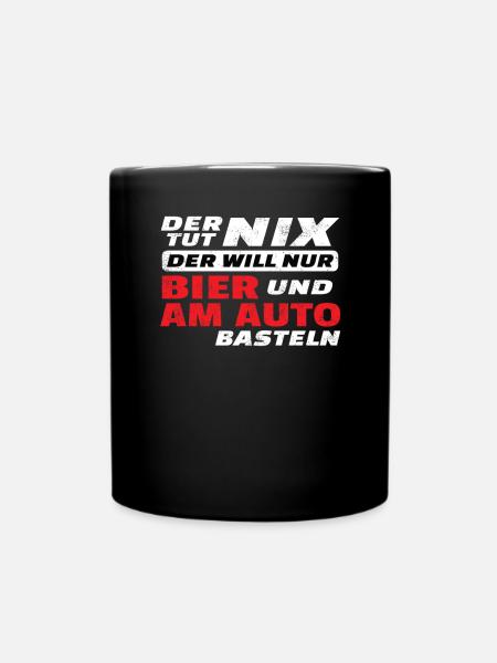 Heimwerker Geschenkidee Handwerker - Tasse einfarbig - Schwarz