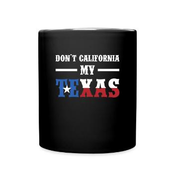 Texas Cadeau Huston Austin Dallas El Paso Rodeo - Mug uni - noir - Devant