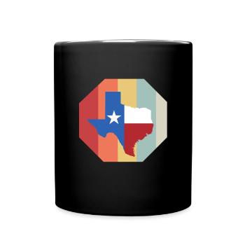 Texas Cadeau Huston Austin Dallas El Paso Rodeo - Mug uni - noir - Devant