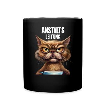 Anstaltsleitung - Tasse einfarbig - Schwarz - Vorne