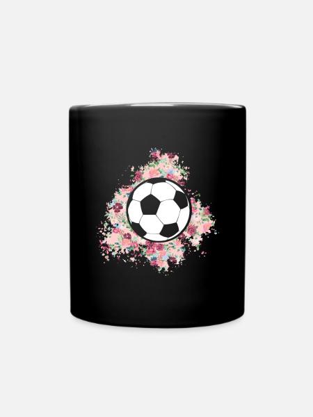 Tshirt Football Hommes Femmes Football Football - Mug uni - noir