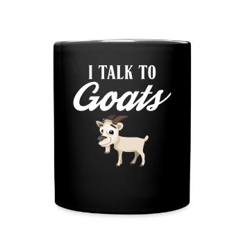 Goat Gift Goat Lover Gift - Full Colour Mug - black - Front