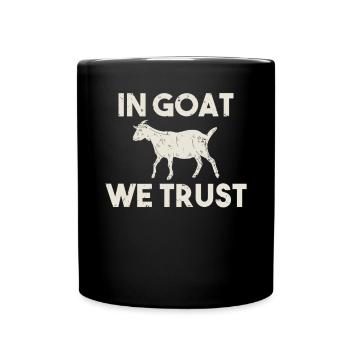 Goat Gift Goat Lover Gift - Full Colour Mug - black - Front