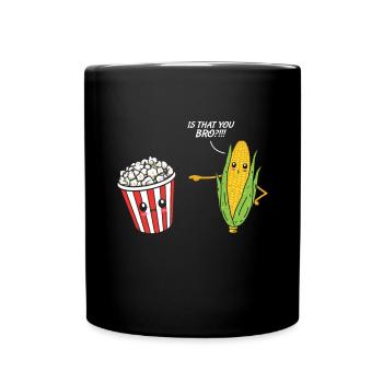 Pop-corn - Mug uni - noir - Devant